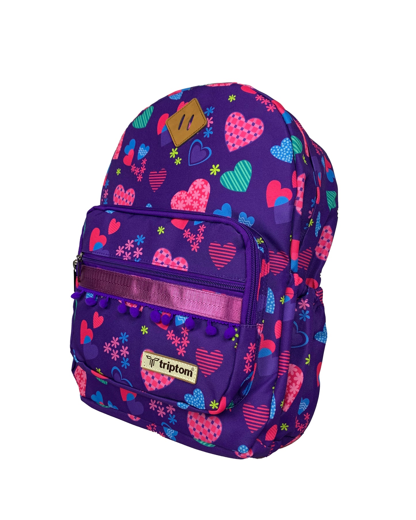 MOCHILA FLOWER MORADO