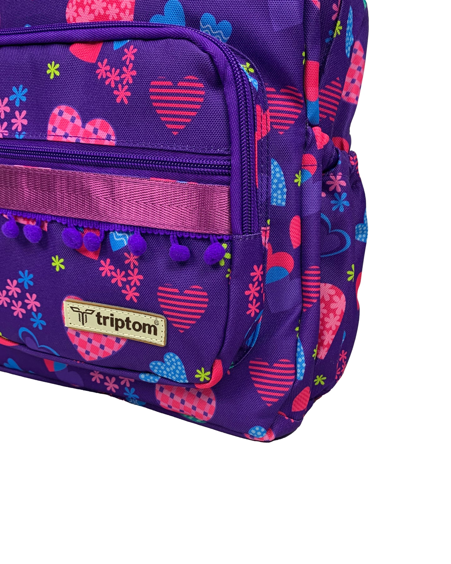 MOCHILA FLOWER MORADO